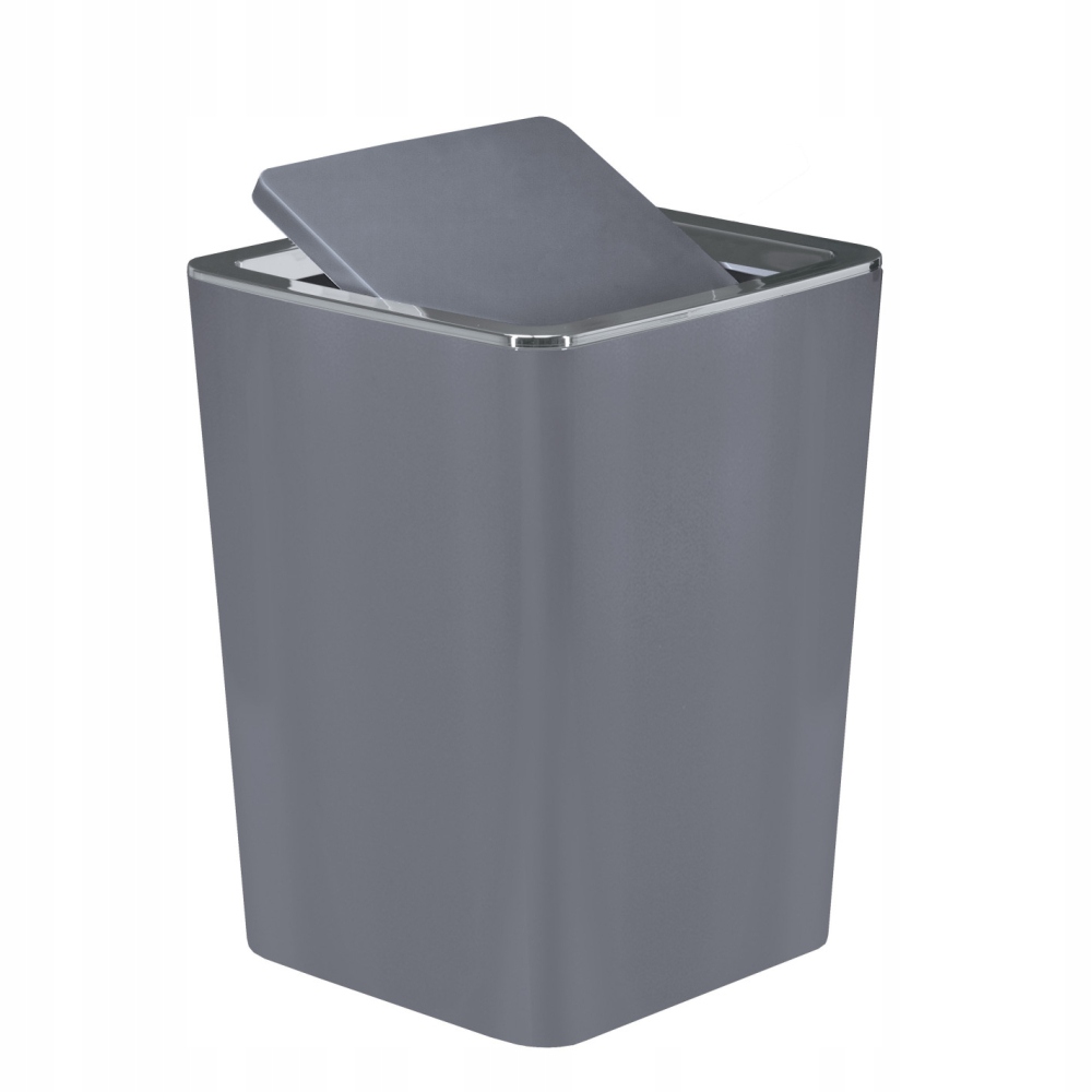 Koupelnový koš na odpadky čtvercový Kleine Wolke Match 5 l K2