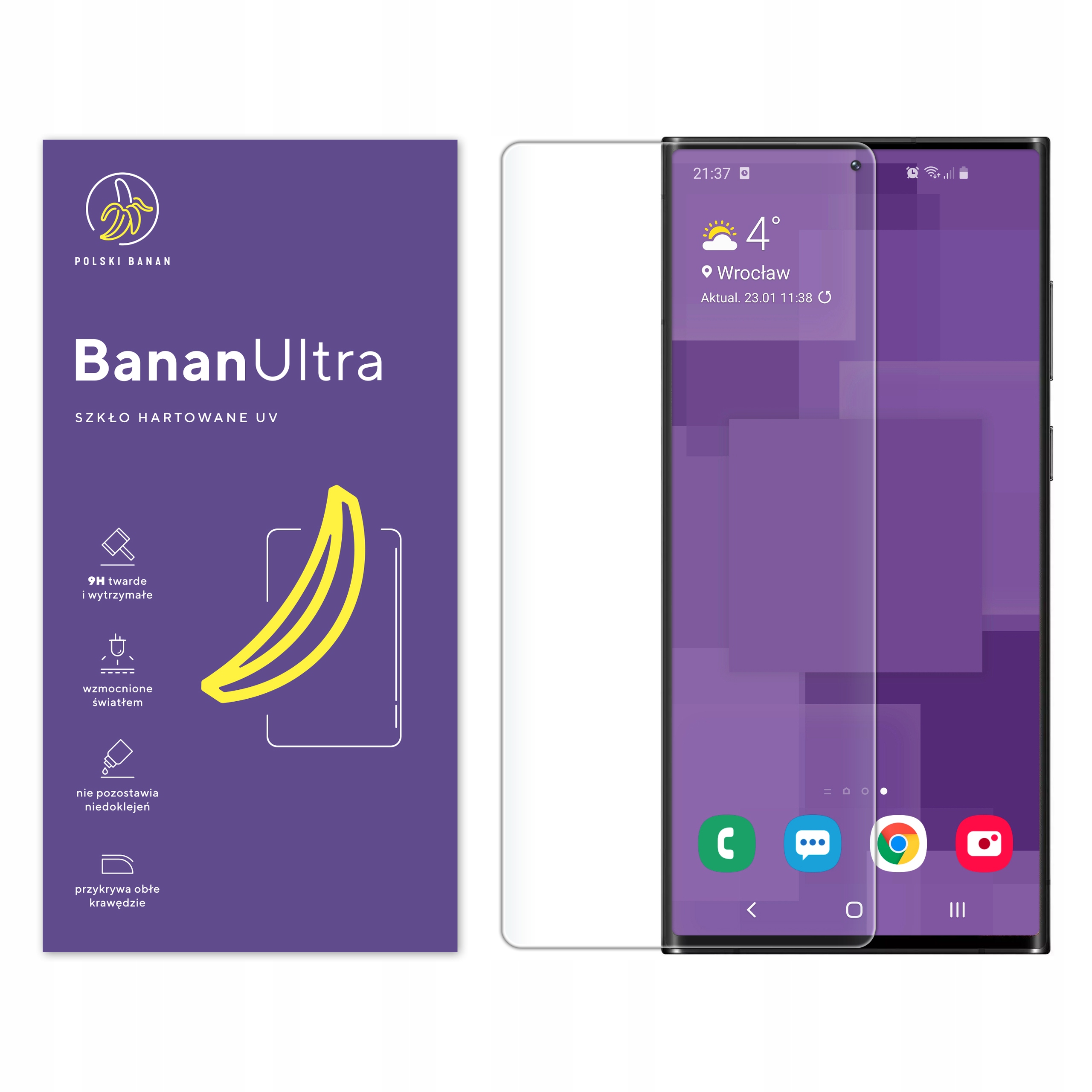 

Szkło Hartowane Uv do Samsung S22 Ultra