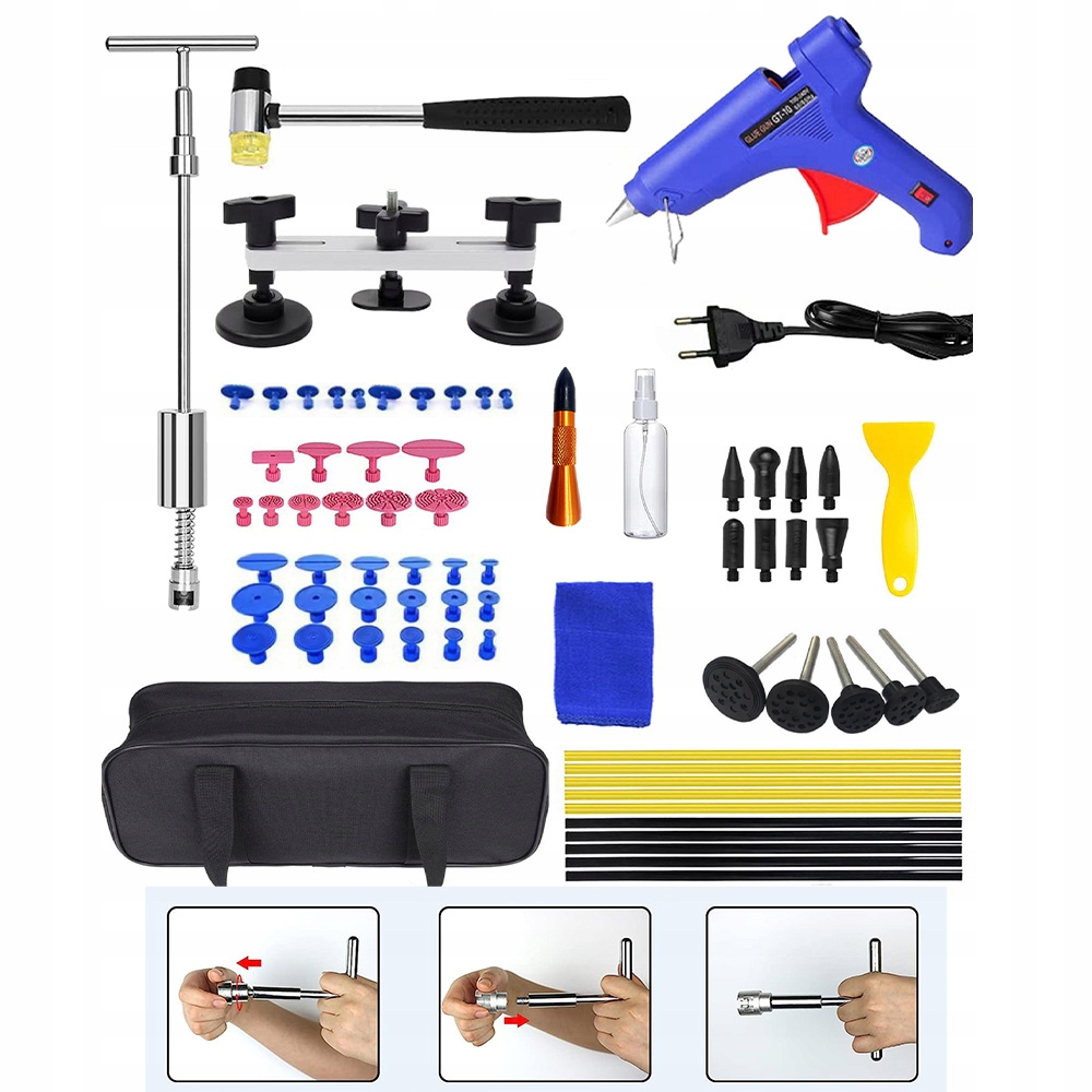 Sada Nástrojů Pro Odstraňování Promáčklin Při Vytahování Promáčklin 71 Ks