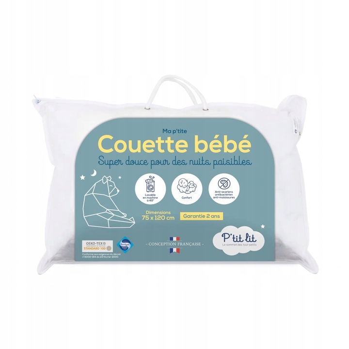 Kołdra puchowa P`tit lit 75 x 120 cm S262