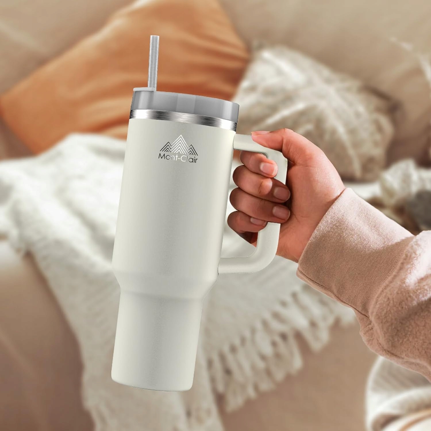 Mont-Clair TUMBLER Kubek Termiczny 1.2L Z Ustnikiem BPA Free — miniatura 9
