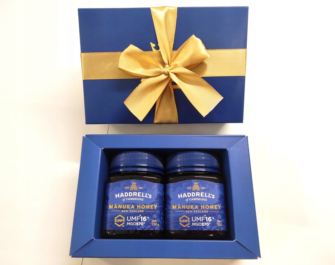 Duopack 2x Miód Manuka UMF16+ MGO570+ 250 g opakowanie prezentowe