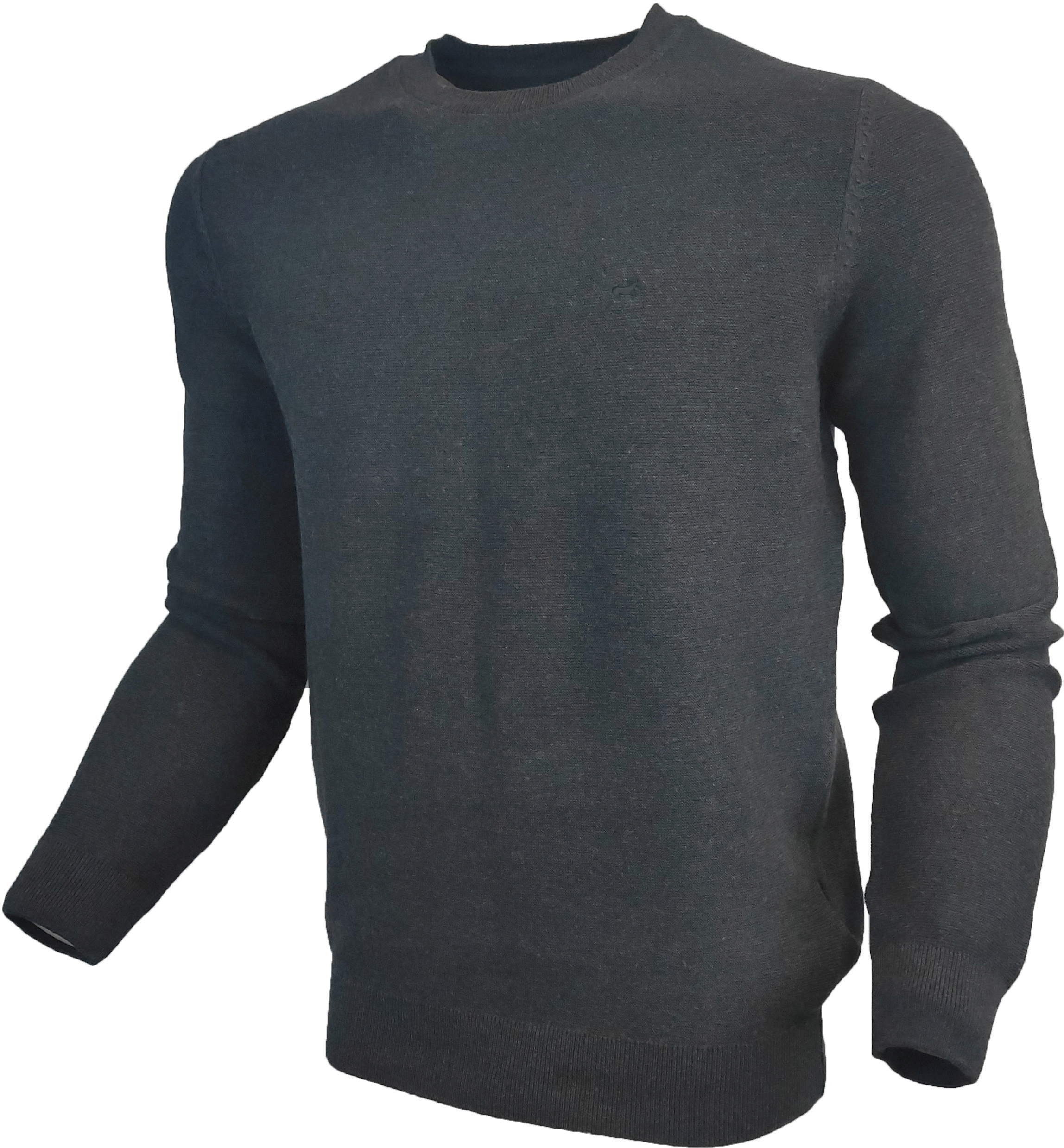 Sweter męski Mustang Emil C Basic popiel bawełna r. XXL Kolor inny kolor