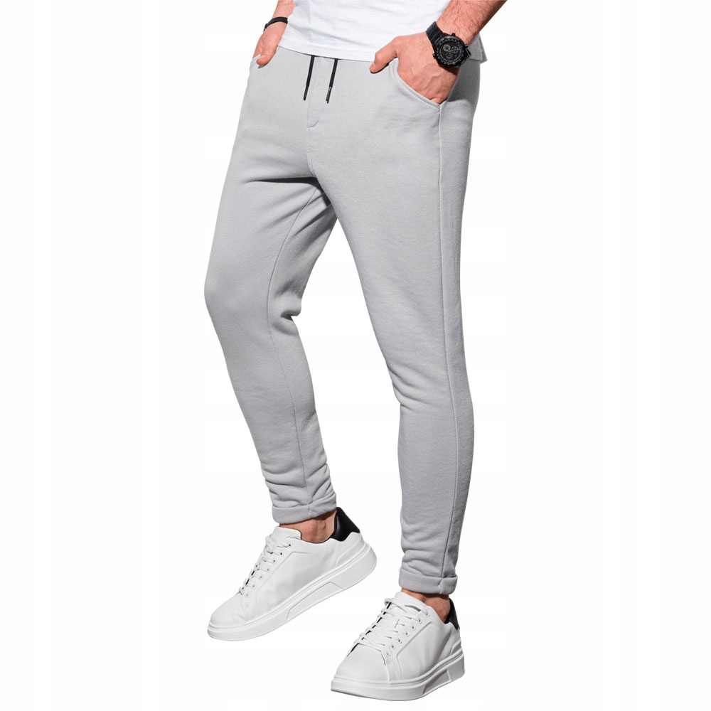 

Spodnie męskie dresowe P949 jasnoszare M