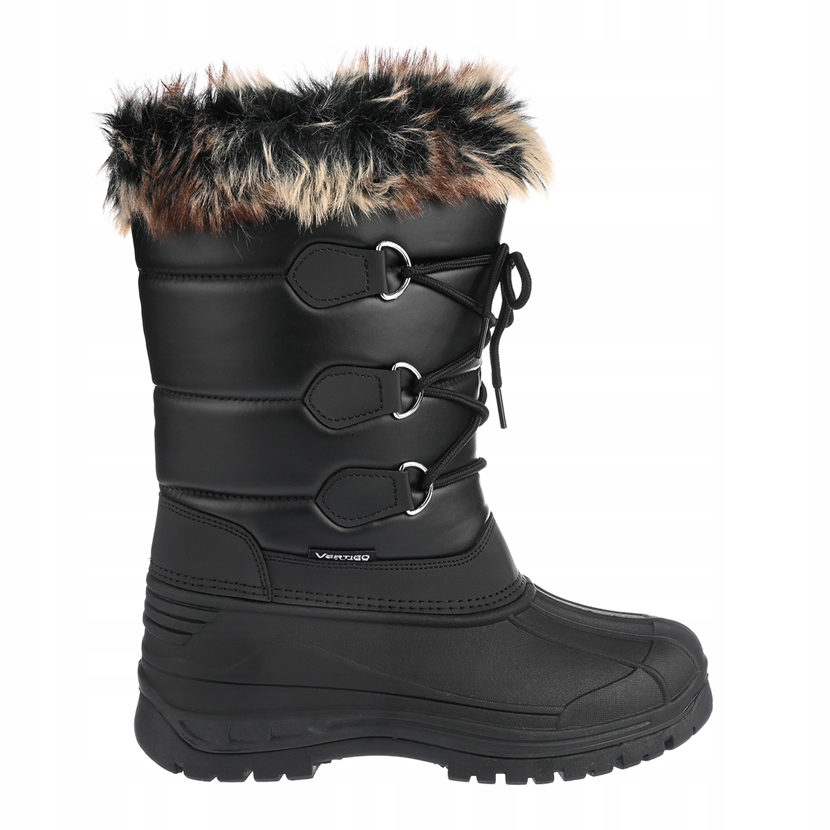Dámské zateplené zimní nepromokavé sněhule Vertigo Alp Nougat černé 38