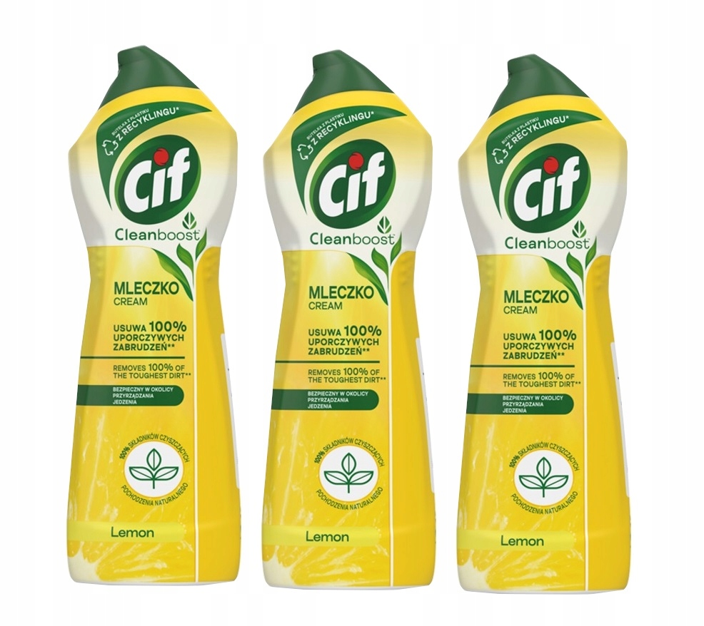 

Cif Mleczko do czyszczenia 3x 780 g Citrus