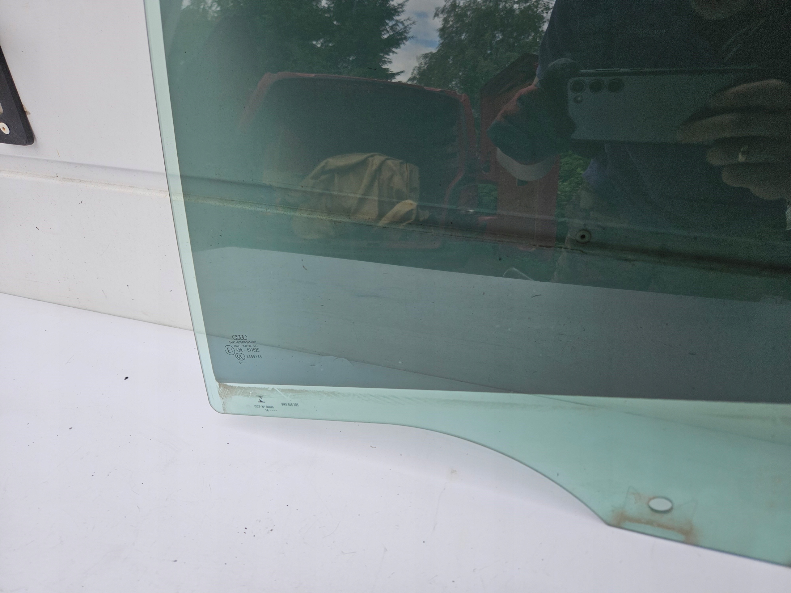 window door left rear part left rear AUDI A4 B9 8W sedan 2016