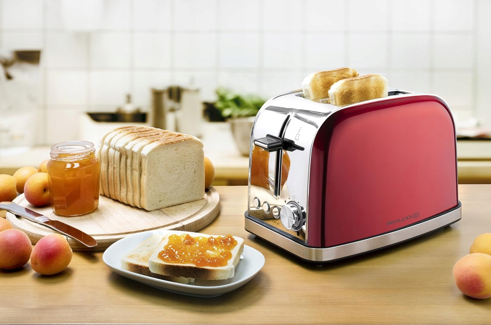 Toster Philco PHTA 4006 950W 7 Stopni Opiekania Materiał obudowy metal