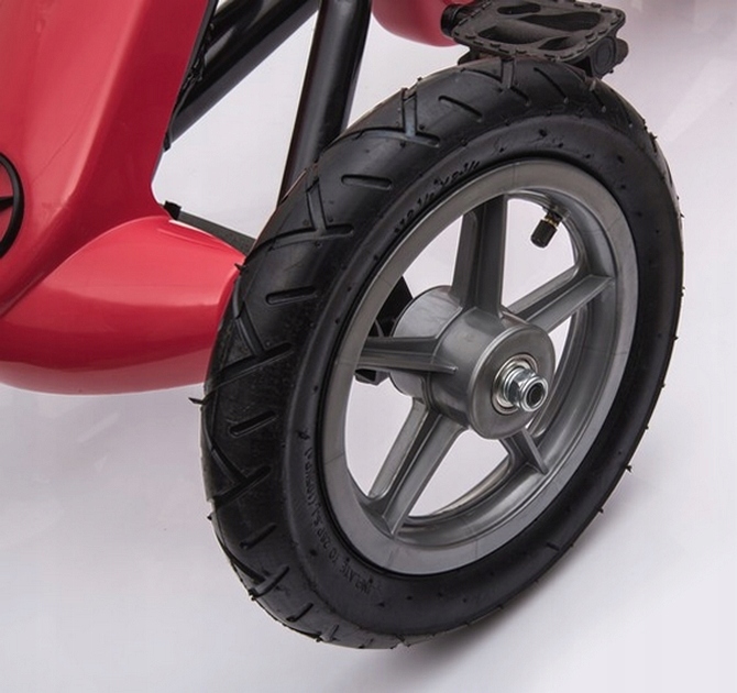 QUAD GOKART NA PEDAŁY POMPOWANE KOŁA Długość pojazdu 112 cm