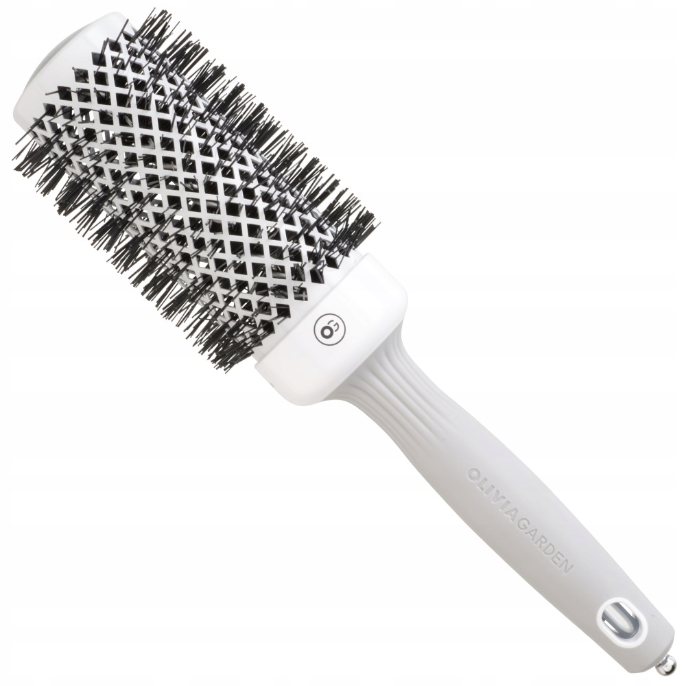 Olivia Garden Expert Blowout Shine White&Grey kartáč na vlasy 45 mm