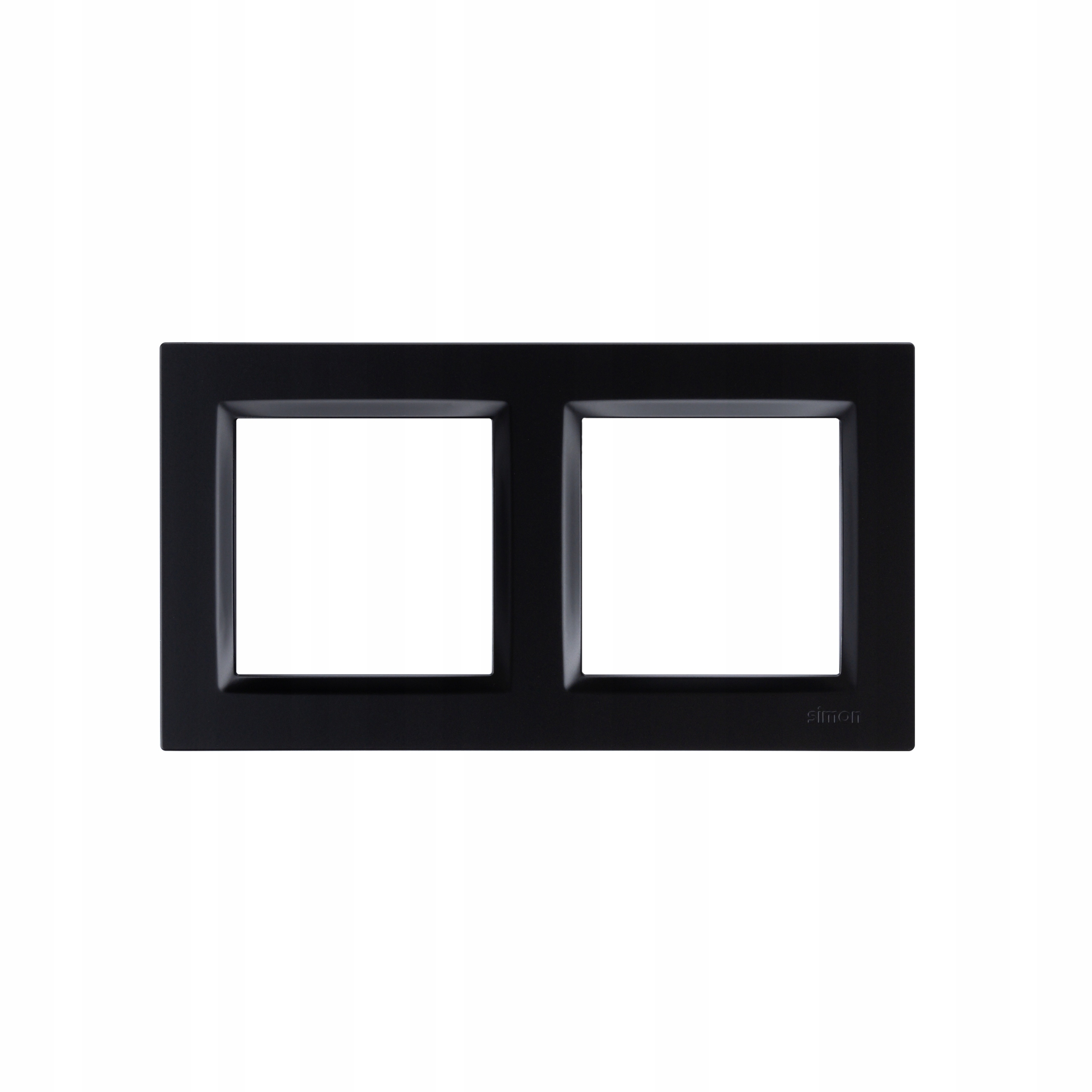 

Simon 10 Ramka podwójna 2-krotna czarna