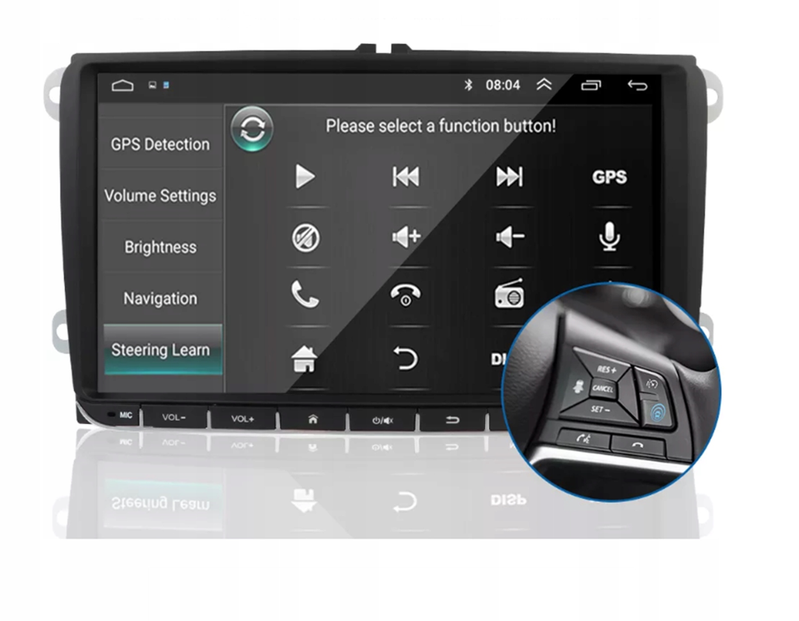 Radio Samochodowe 2 DIN Android Volkswagen Skoda Seat CarPlay/Android Auto Model HGM 9/2/32/DSP/IPS