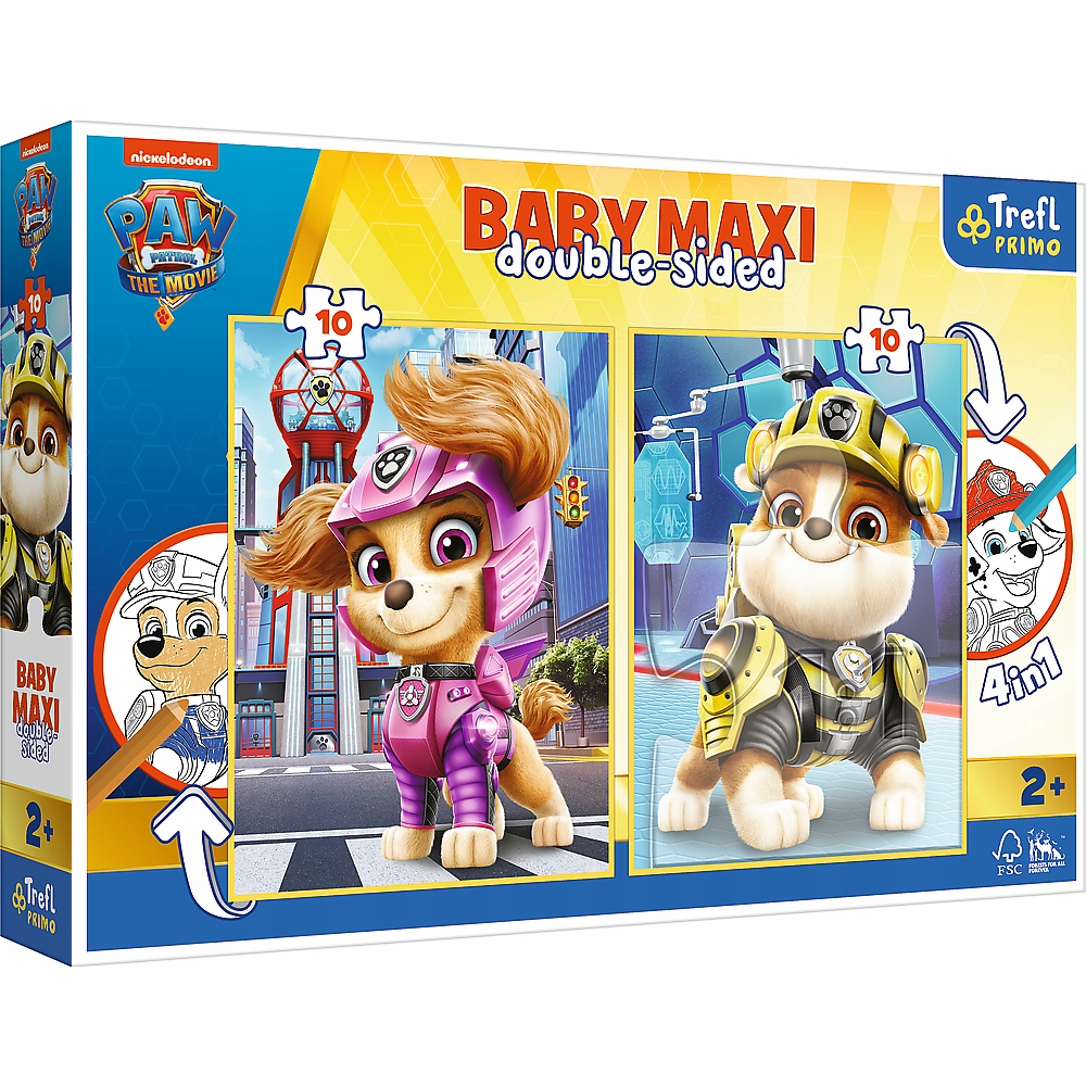 

Psi Patrol Puzzle Radosna Drużyna Baby Maxi 2+
