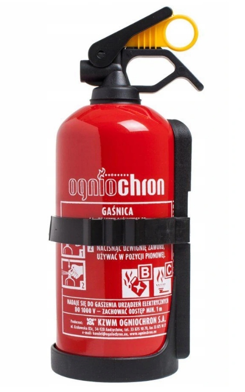 

Gaśnica Proszkowa 1kg Samochodowa Ogniochron