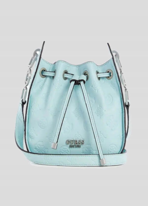 Guess dámská taška na rameno, barva světle modrá