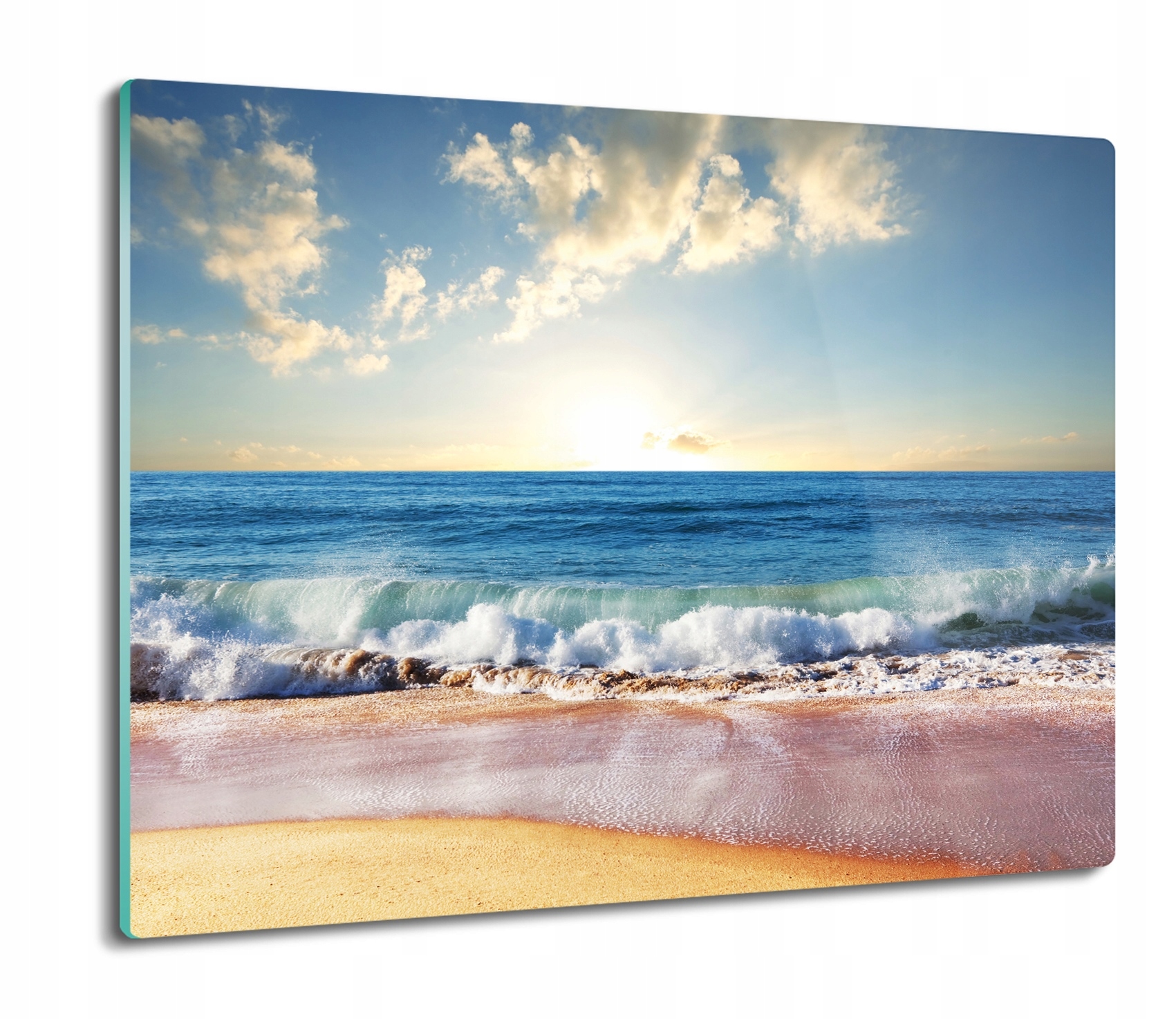 

Morze plaża fale 60x52 deska na blat kuchenny