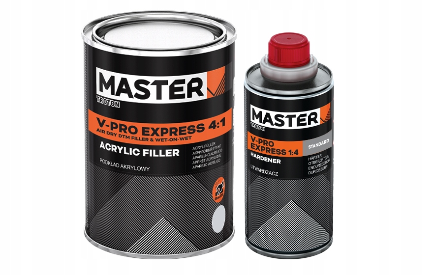 Podkład akrylowy "mokro na mokro" Troton Master V-pro Express 4:1 1L szary