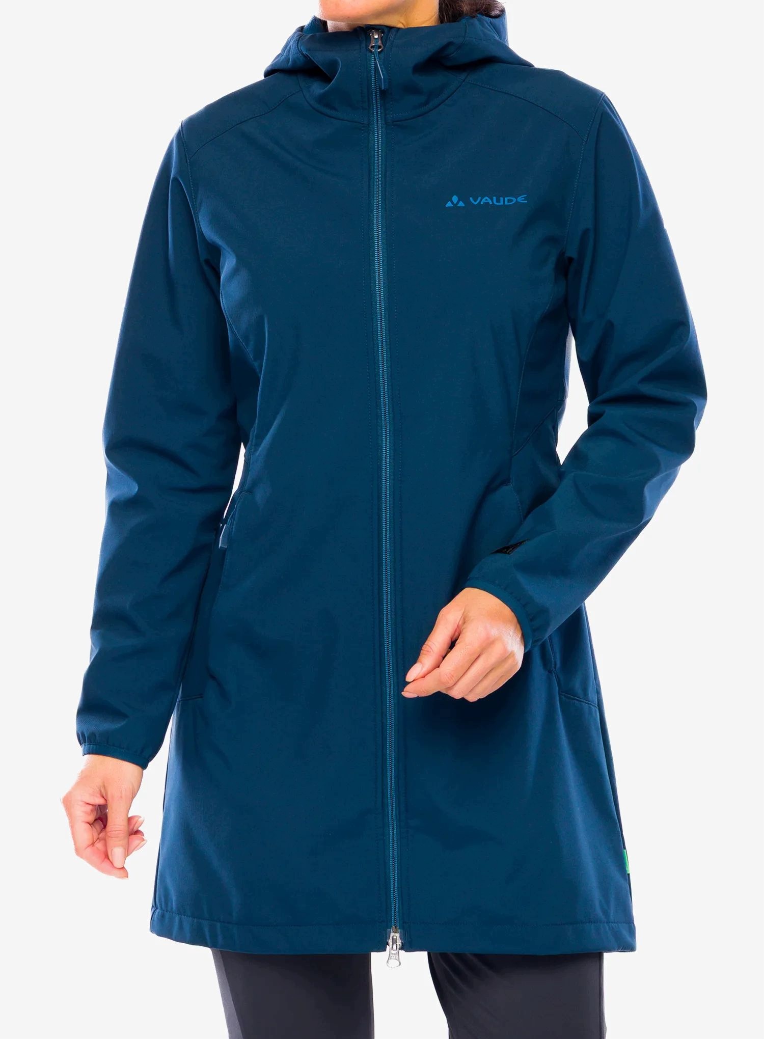 Kurtka damska Vaude Moena Softshell Parka dark sea 36 (xs)