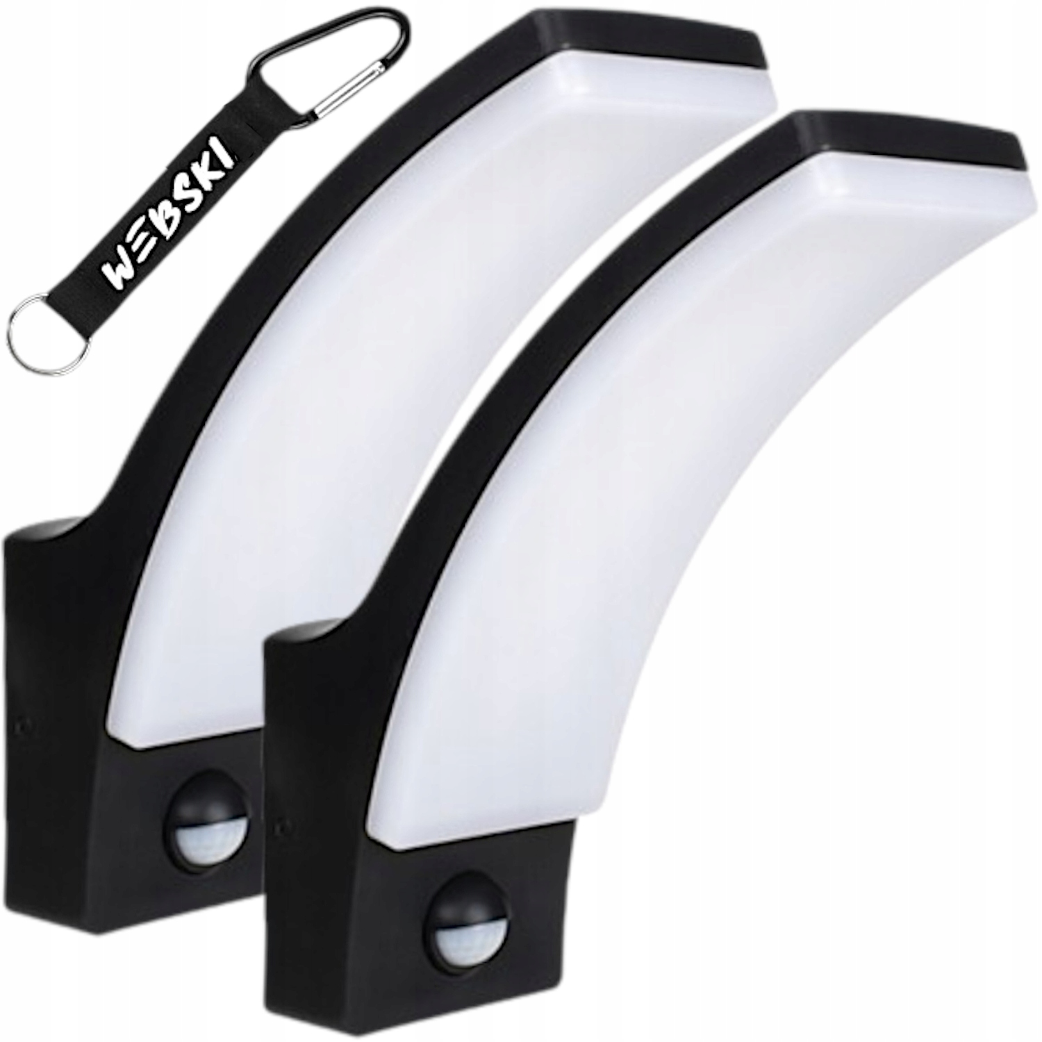 2x Nástěnné vodotěsné Led svítidlo s senzorem pohybu soumraku