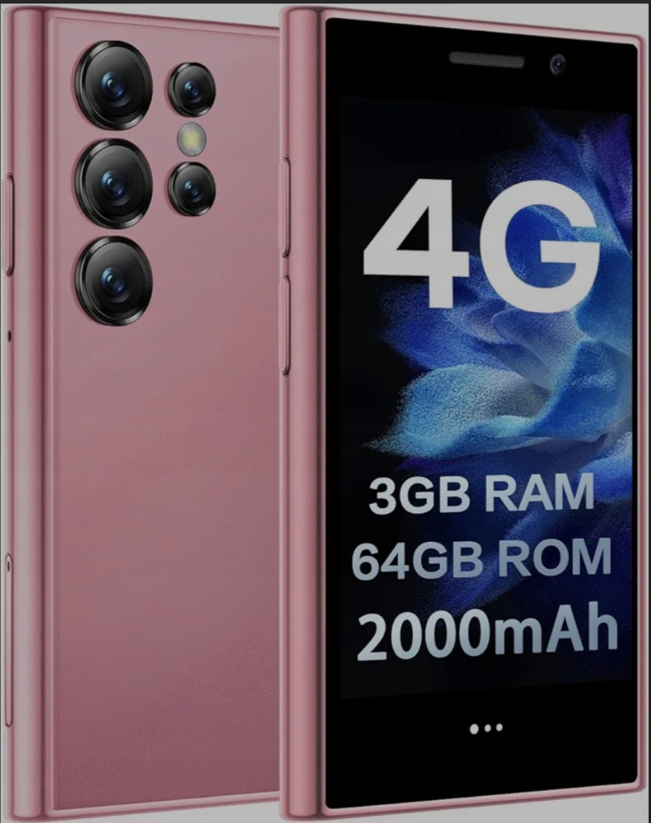 Zokoe S23 Pro Smartfon, 3,0", Mini Telefon Komórkowy 3 Gb 64 Gb Rom