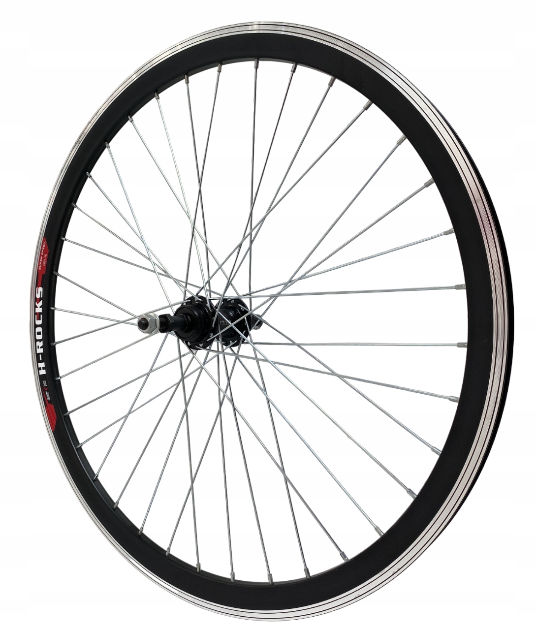 Koło rowerowe 26" tył na wolnobieg do 7 rzędów wzmacniane D6 czarne ,mocne