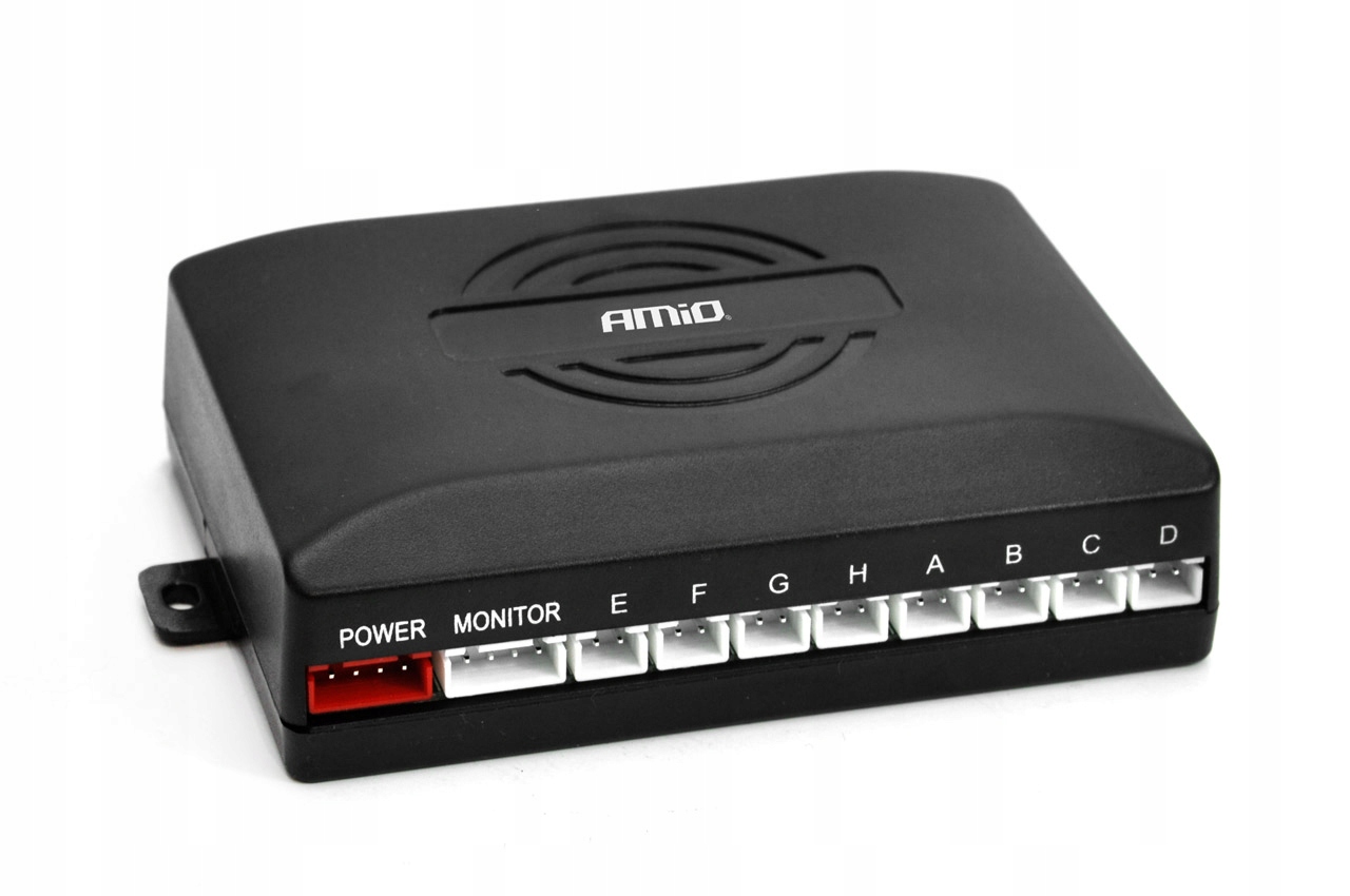 PARKTRONIC ZESTAW CZUJNIKÓW PARKOWANIA PRZÓD+TYŁ 8 SENSORÓW CZARNE 12V 22MM Model KPL_01560