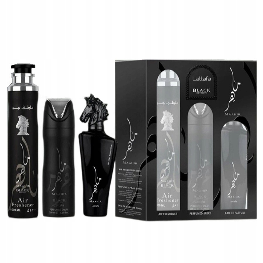Lattafa Maahir Black Edition parfémovaná voda 100 ml deodorant 200 Ml