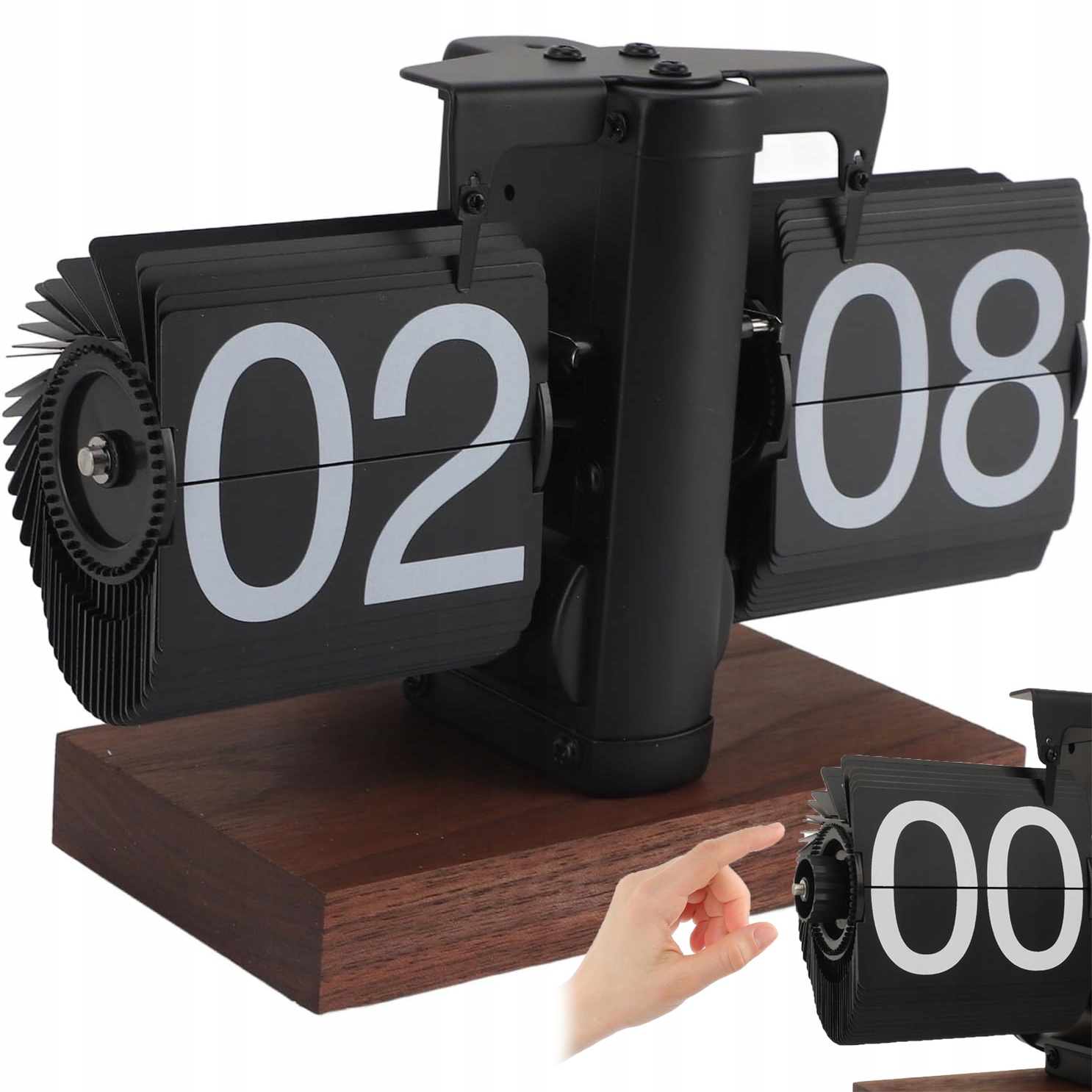 Retro Automatický Stolní Hodinový Stroj S Klapkou 12 Hodin, Stolní Hodiny S Klapkou