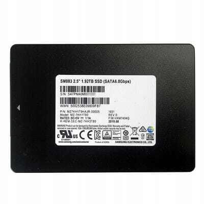➁-L867-SAMSUNG NVMe 1024GB SSD 1点 SAMSUNG 1.92TB SATA III SSD 2,5