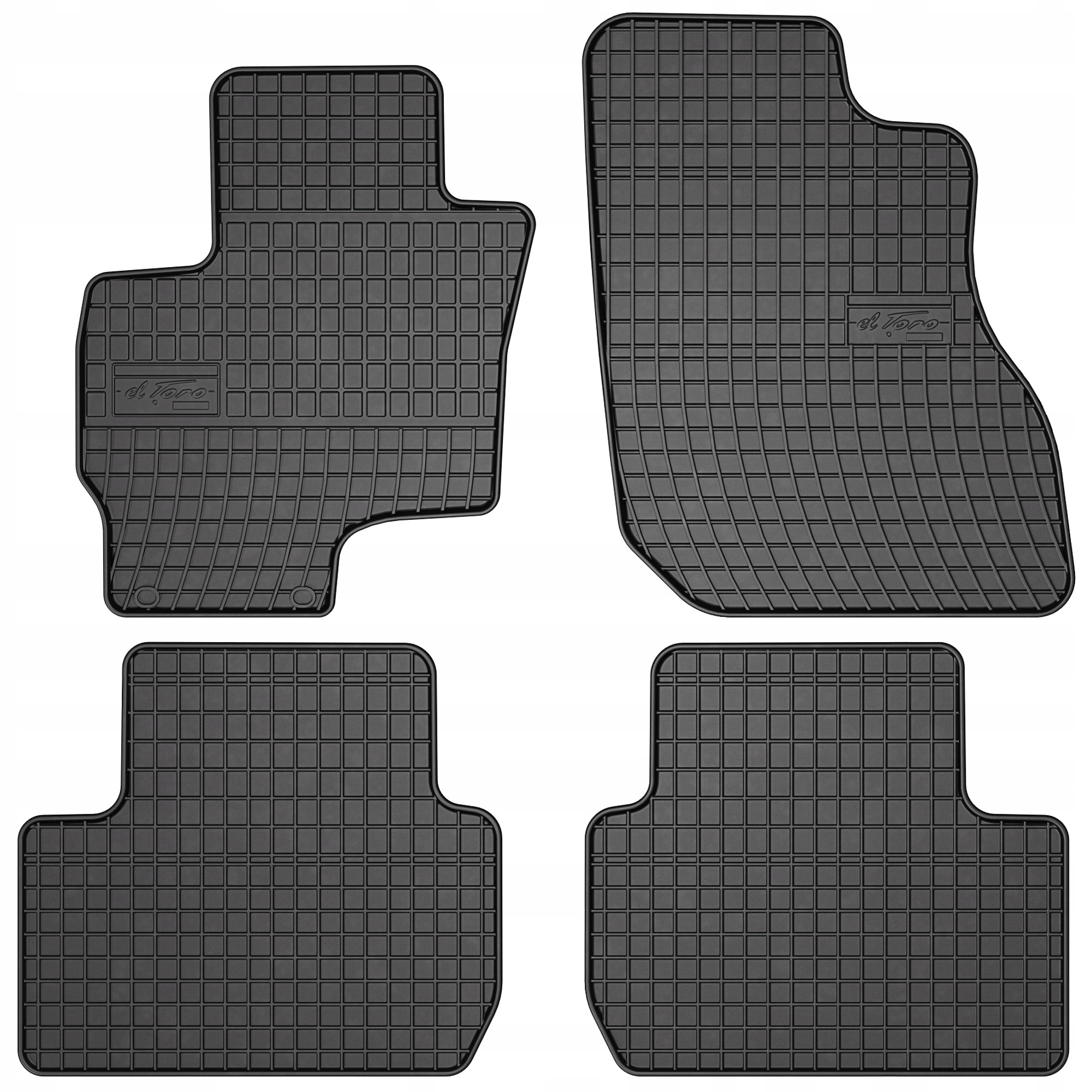 Gumové koberce El-Toro Mitsubishi Outlander III 2012-2022