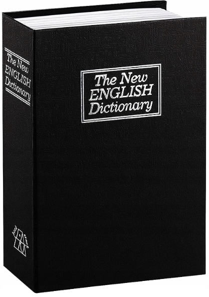 SEJF KASETKA KSIĄŻKA NA PIENIĄDZE METALOWA + KLUCZ Kolor czarny