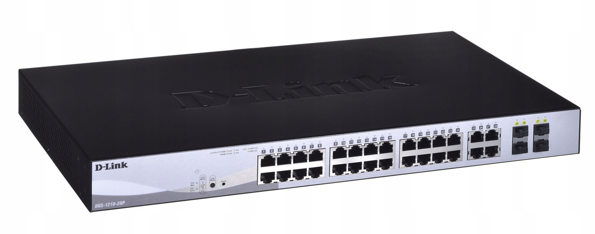D-LINK 24 PoE 10/100/1000 Base-T port with 4 x 1000Base-T /SFP ports — 4
