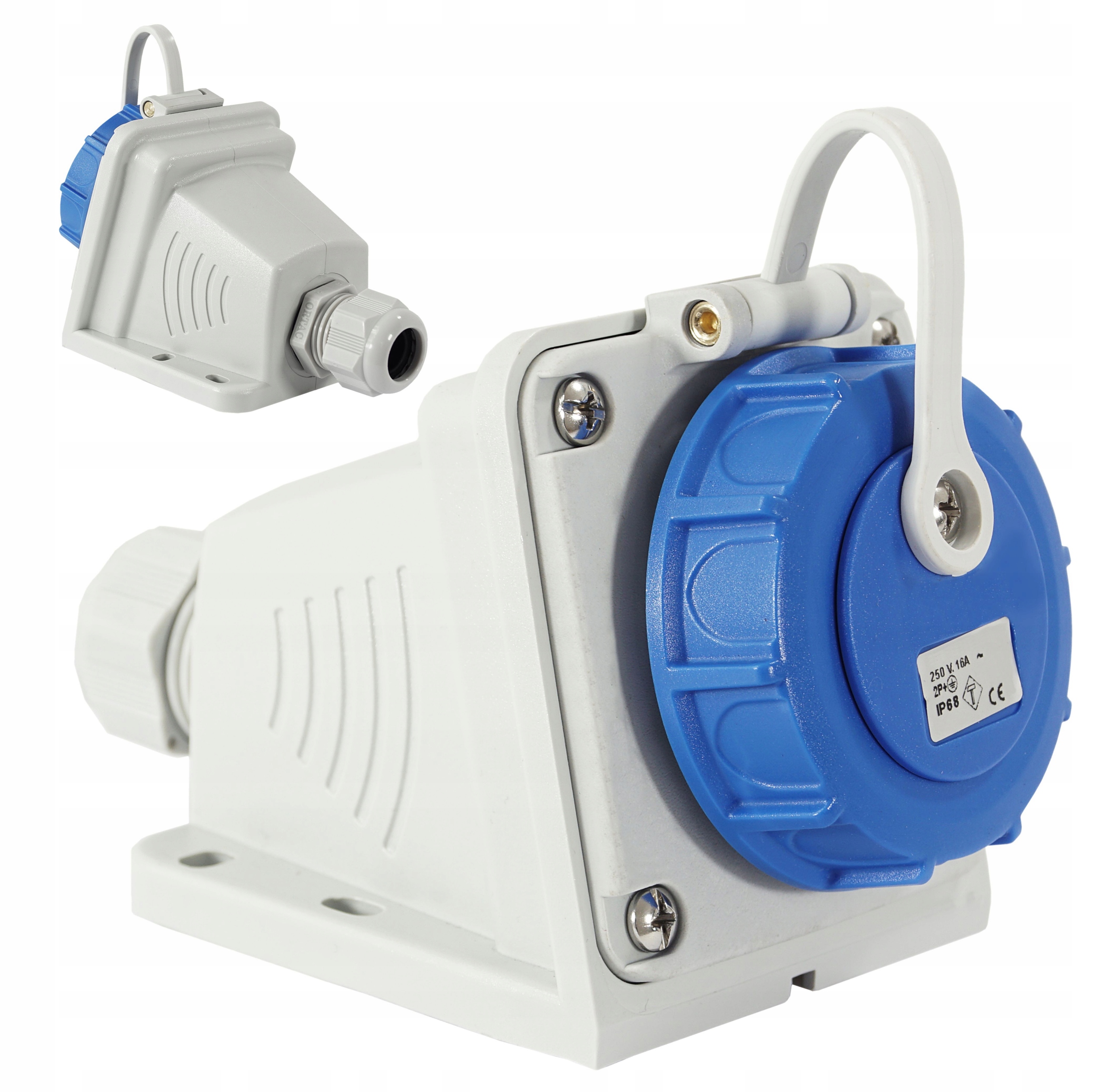 

Gniazdo 16A 230V W Hermetycznej Obudowie IP68