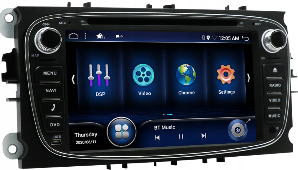 RADIO ANDROID FORD MONDEO MK4 CONVERS+ 4/64GB DSP!