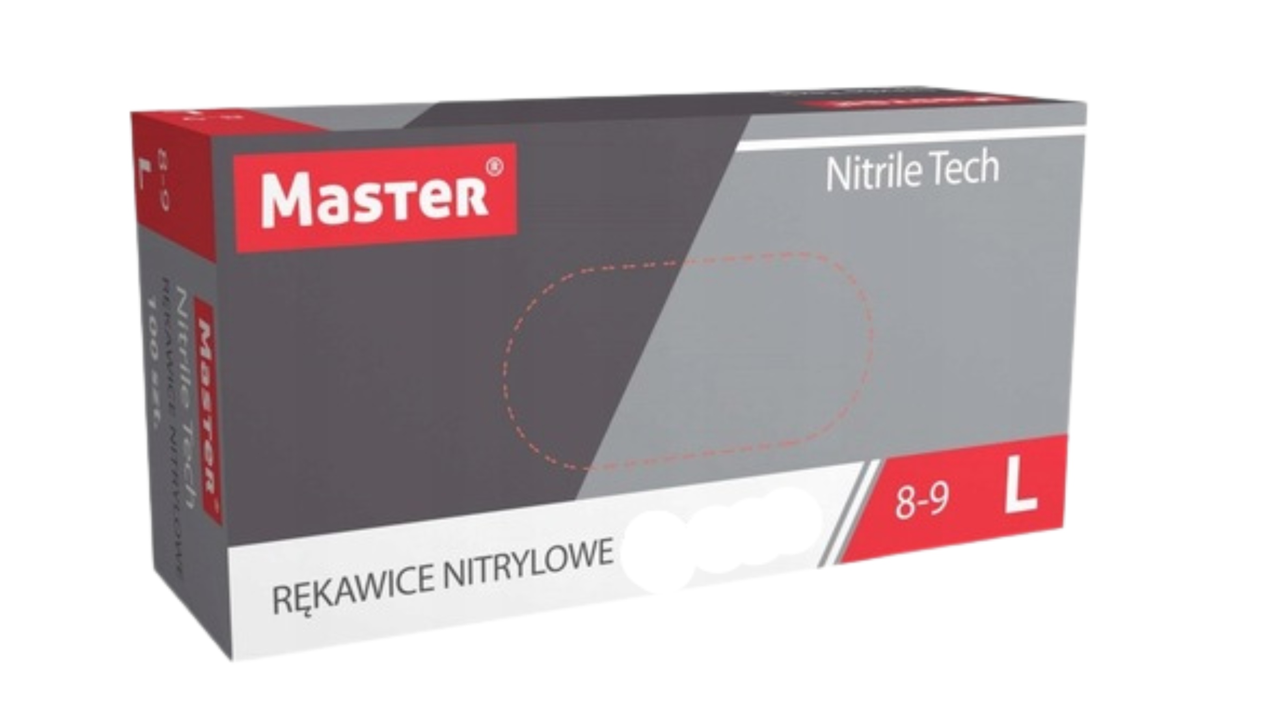 

Rękawice Master Nitryle Niebieskie L Bezpudrowe