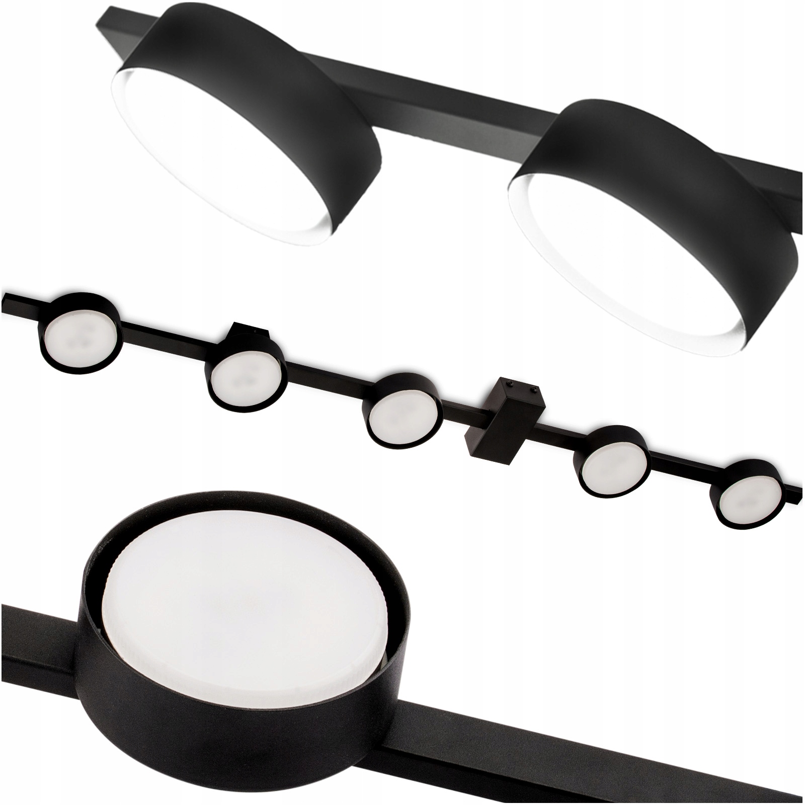 stropní svítidlo Led Halogenová Lampa 5x GX53 Reflektor Loft Kinkie