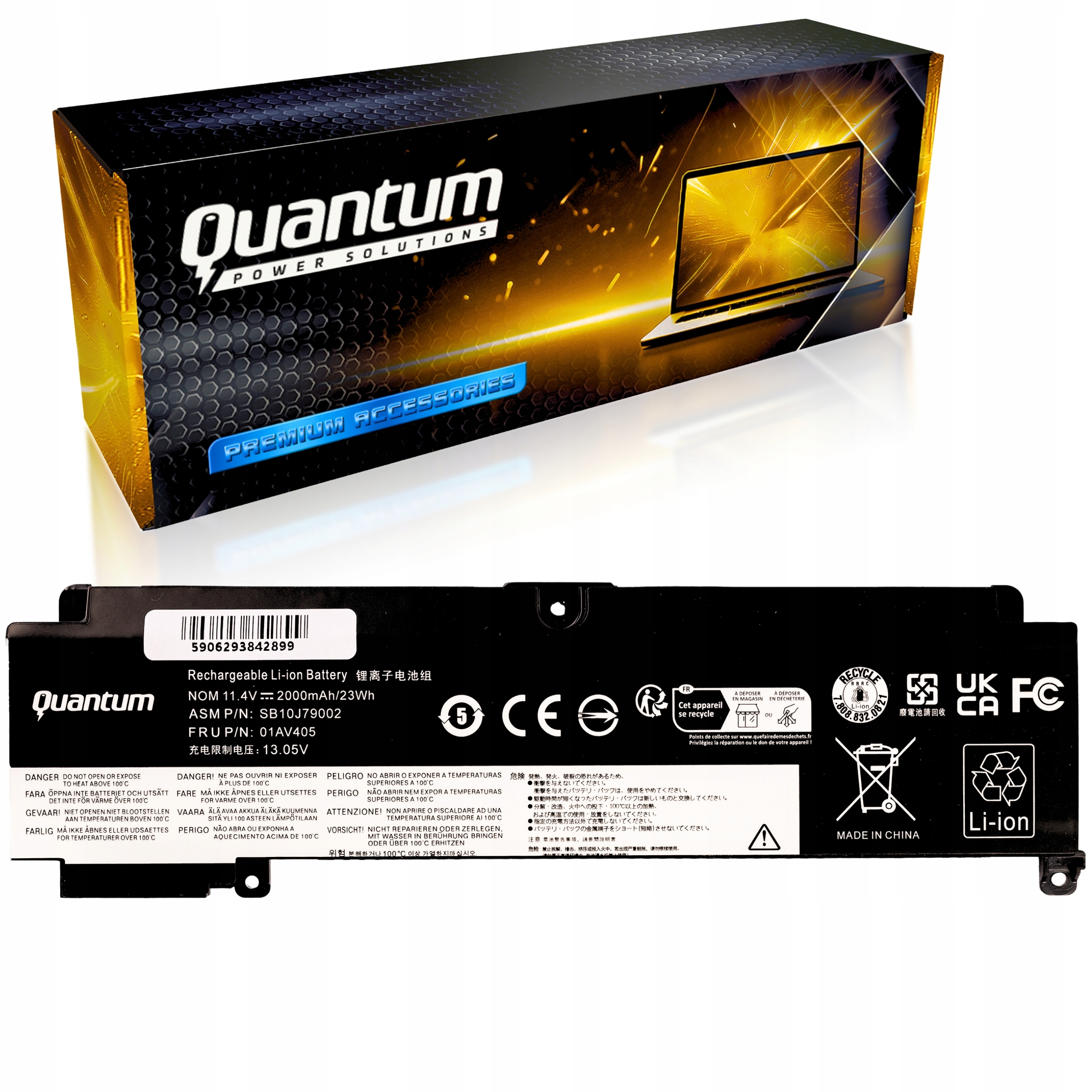 Baterie 01AV405 01AV406 01AV407 L16M3P73 pro Lenovo ThinkPad T460s T470s