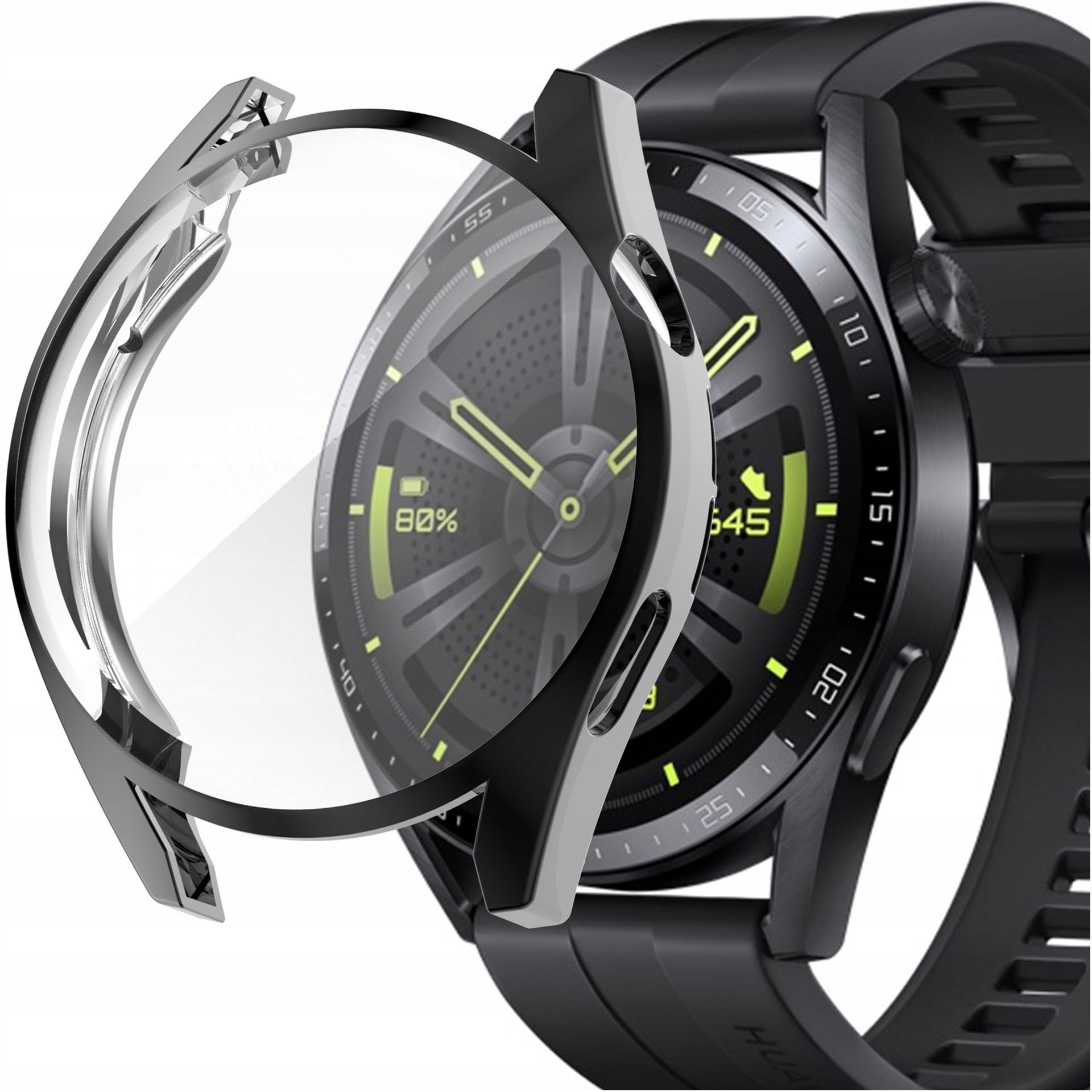 

Etui Silikonowe Metalic Do Huawei Watch Gt 3 46mm