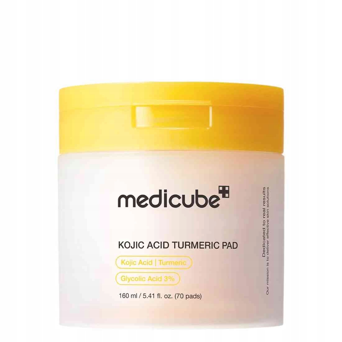 Medicube Podložky s kyselinou kojovou a kurkumou 160 Ml/70 ks