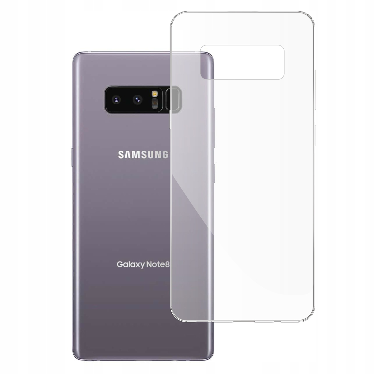 

Etui do Samsung Galaxy Note 8 gumowe Slim Clear