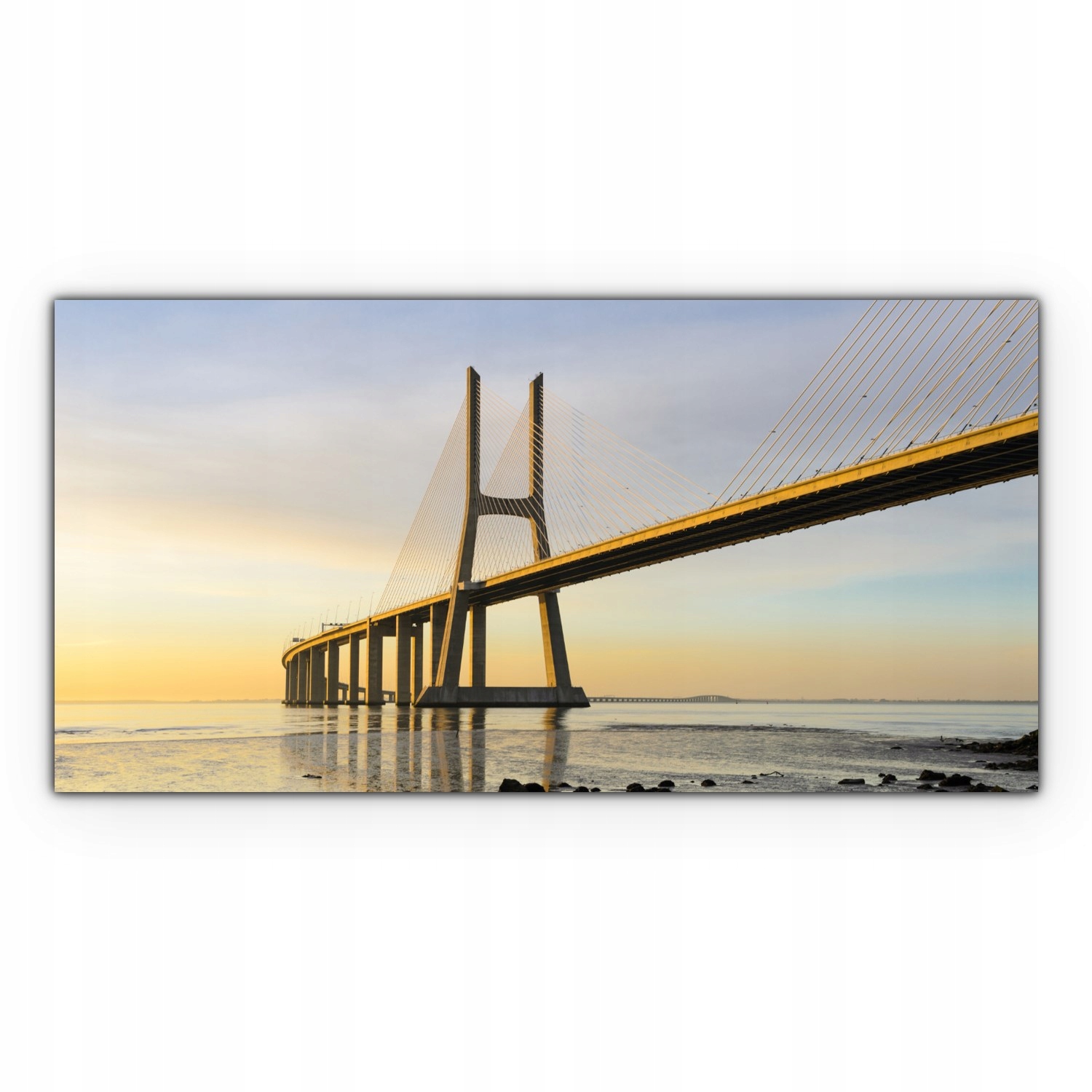 

Fotoobraz na płótnie 120x60 Lizbona Wschód Słońca