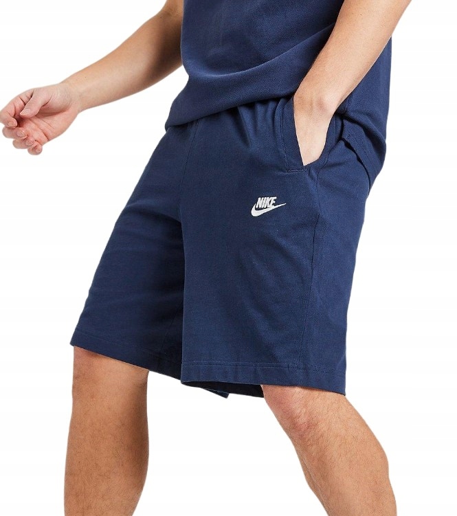 Kraťasy Nike krátké Bavlněné sportovní kalhoty Pánské s kapsami teplákovka