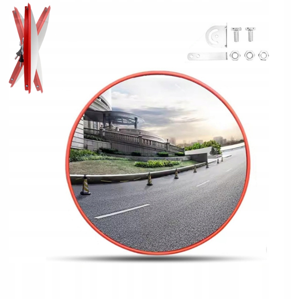 45 cm Bezpečnostní konvexní zrcadla Monitorovací zrcadla Panoramatická zrcadla