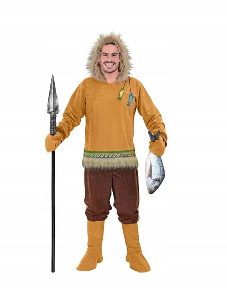 Kostým Eskimos Eskimosa Pánský Pro Dospělé Karnevalový Převlek M