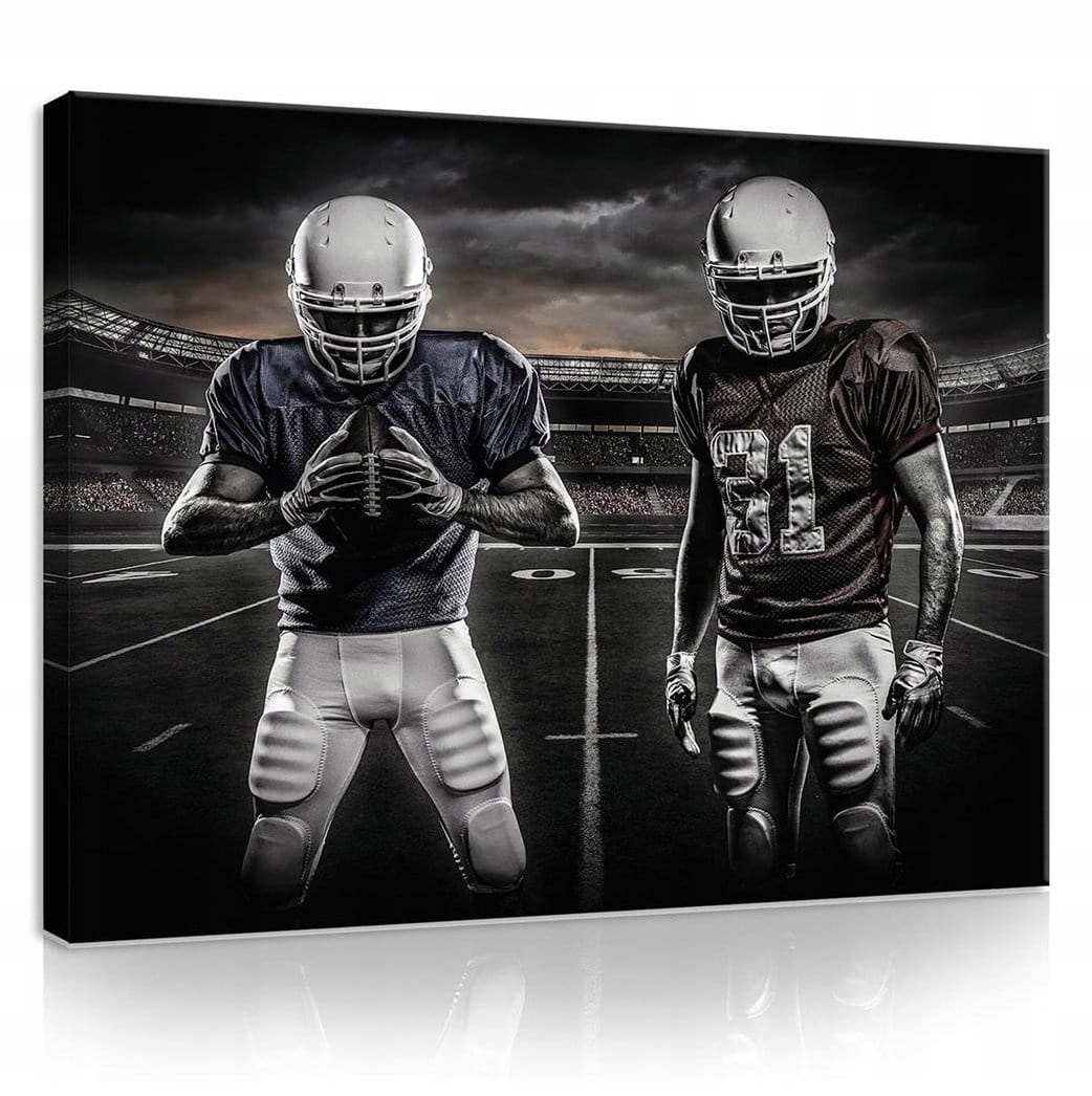 Obraz 100x75 Americký fotbal hráči stadion sport síla energie tým