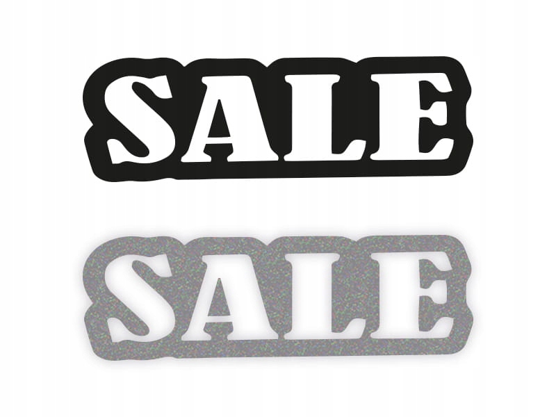 SALE W03 - Naklejka na samochód na auto ODBLASKOWA
