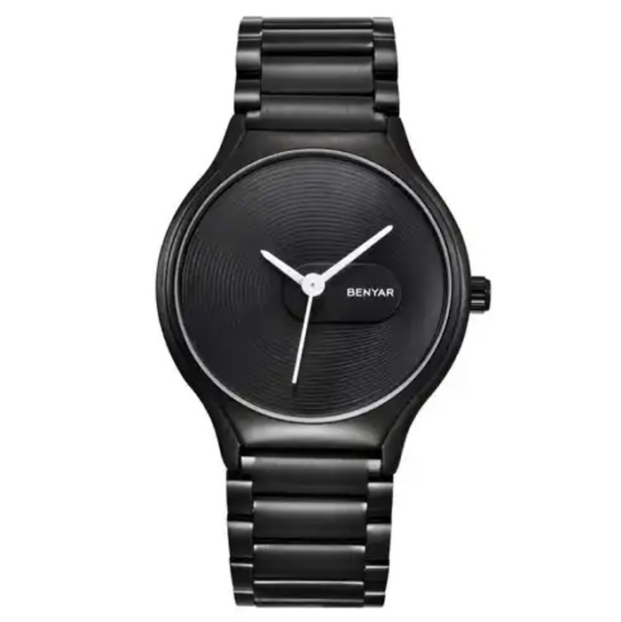 Pánské hodinky Benyar, náramek černý