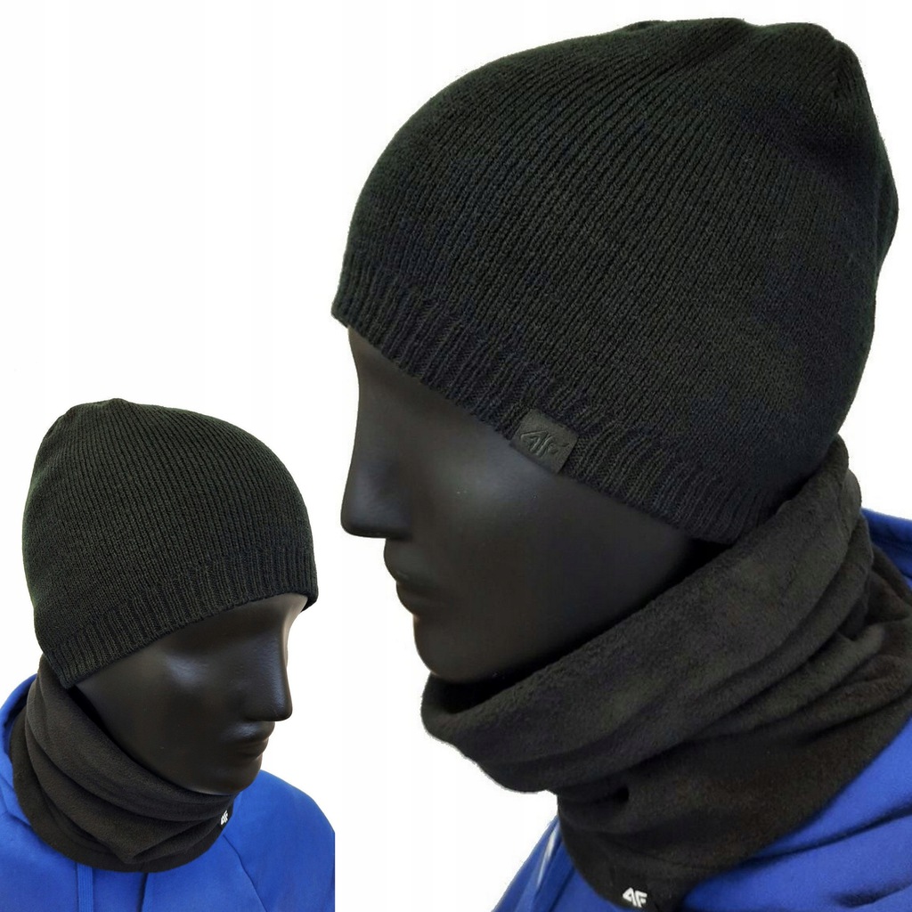

4F Czapka Męska Dwuwarstwowa Zimowa CAM001