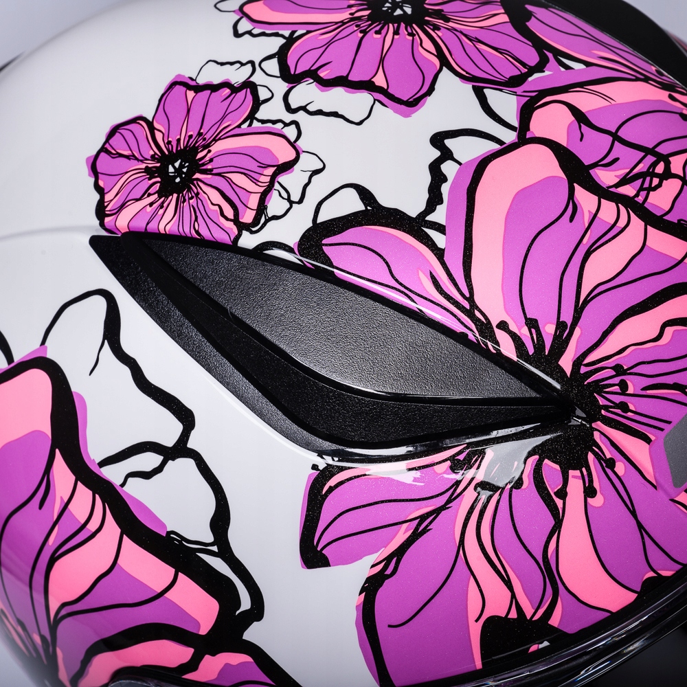 LS2 KASK MOTOCYKLOWY INTEGRALNY FF353 RAPID II POPPIES PINK XS Homologacja europejska ECE R22-06