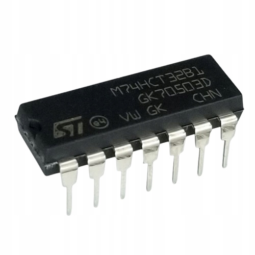 M74HCT32B1 cztery dwuwejściowe, szybkie bramki Or, DIP14, Stm